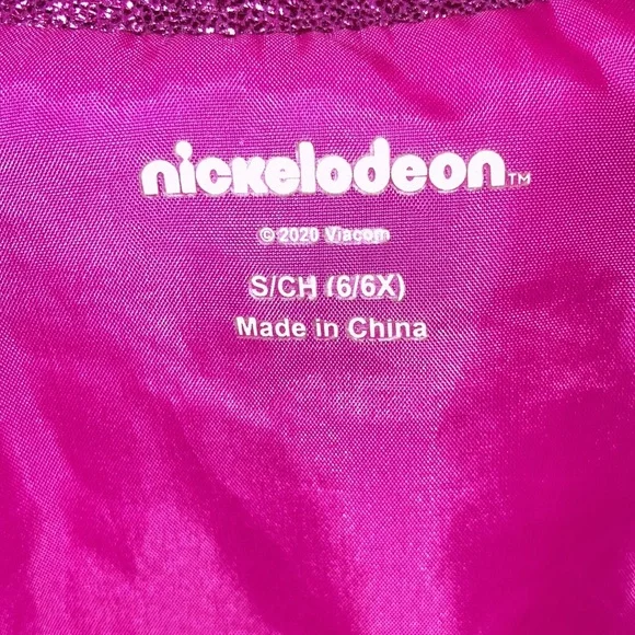 Jojo Siwa Hot Pink Unicorn Rainbow Sparkle Sequins Motorcycle Jacket Kids Size S